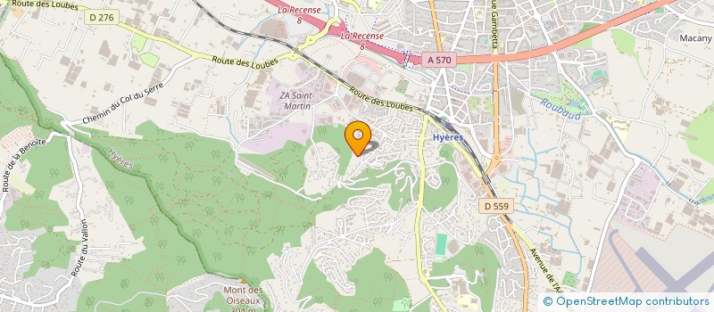 localisation de l'entreprise MONSIEUR PASCAL KBAIER  HYERES