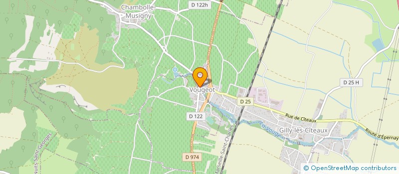 localisation de l'entreprise MONSIEUR PASCAL KEBANI  VOUGEOT