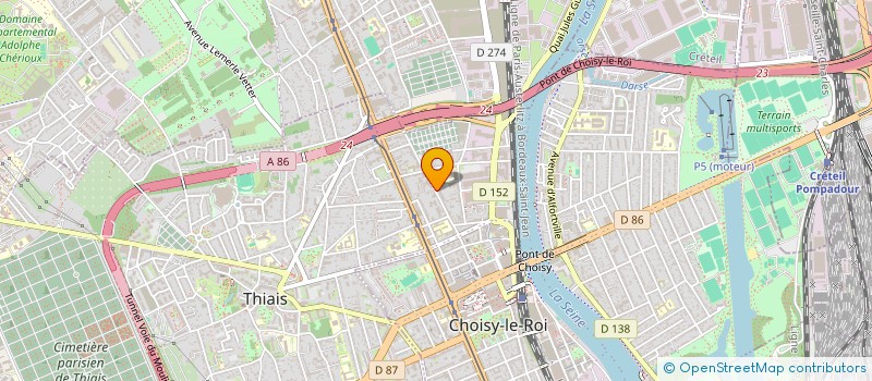 localisation de l'entreprise MONSIEUR PASCAL KENTZINGER  CHOISY-LE-ROI