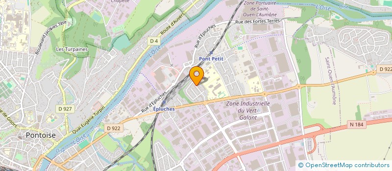 localisation de l'entreprise MONSIEUR PASCAL KERMANACH  SAINT-OUEN-L'AUMONE