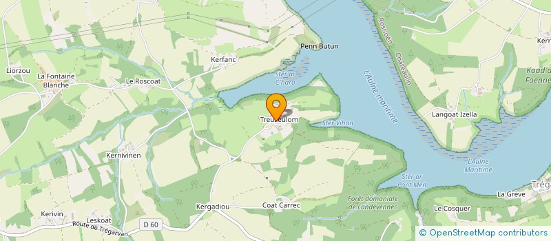 localisation de l'entreprise MONSIEUR PASCAL KERMORGANT  ARGOL