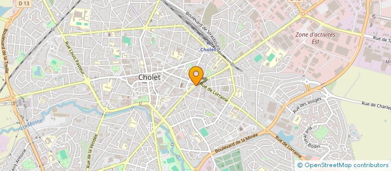 localisation de l'entreprise MONSIEUR PASCAL KERZANET à CHOLET