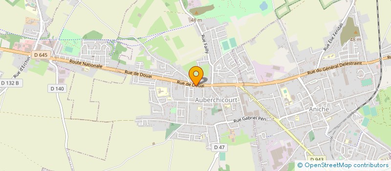 localisation de l'entreprise MONSIEUR PASCAL KINNEN  AUBERCHICOURT