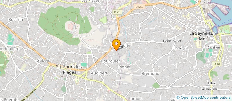 localisation de l'entreprise MONSIEUR PASCAL KNAFF  SIX-FOURS-LES-PLAGES