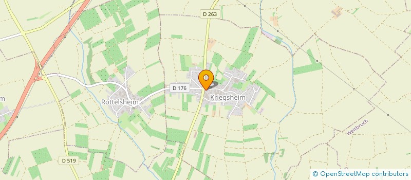 localisation de l'entreprise MONSIEUR PASCAL KOEHREN  KRIEGSHEIM