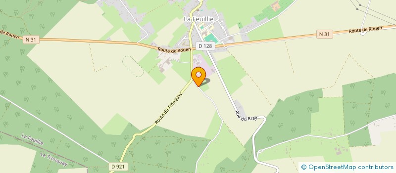 localisation de l'entreprise MONSIEUR PASCAL KOLENO  LA FEUILLIE