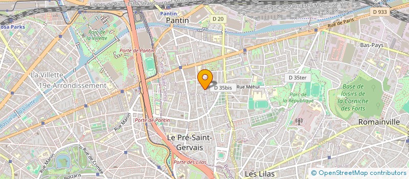 localisation de l'entreprise MONSIEUR PASCAL KOZELKO à PANTIN