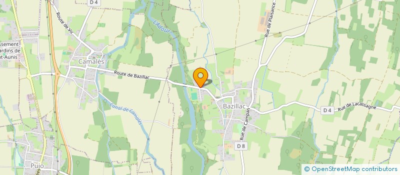 localisation de l'entreprise MONSIEUR PASCAL LABARRERE  BAZILLAC