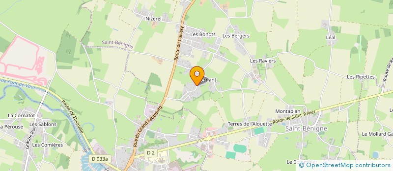 localisation de l'entreprise MONSIEUR PASCAL LABBE  SAINT-BENIGNE