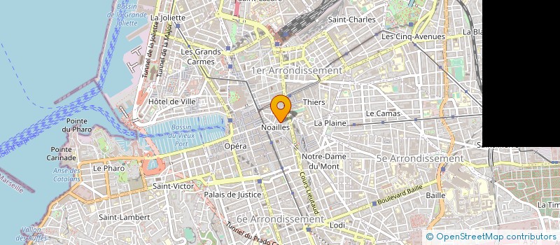 localisation de l'entreprise MONSIEUR PASCAL LABIOD à MARSEILLE