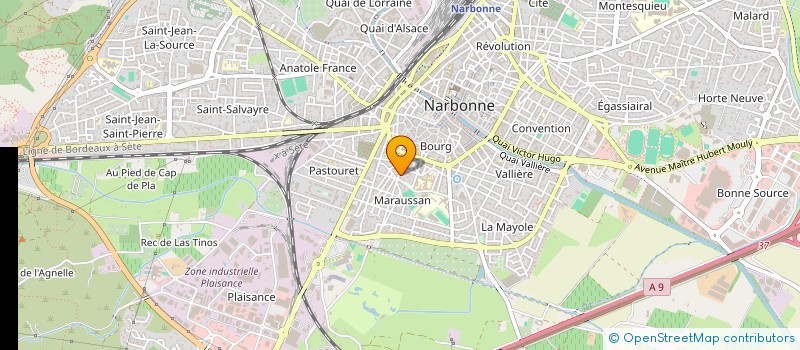 localisation de l'entreprise MONSIEUR PASCAL LABORDE  NARBONNE