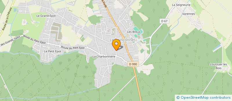 localisation de l'entreprise MONSIEUR PASCAL LABRUNE à LE POINCONNET