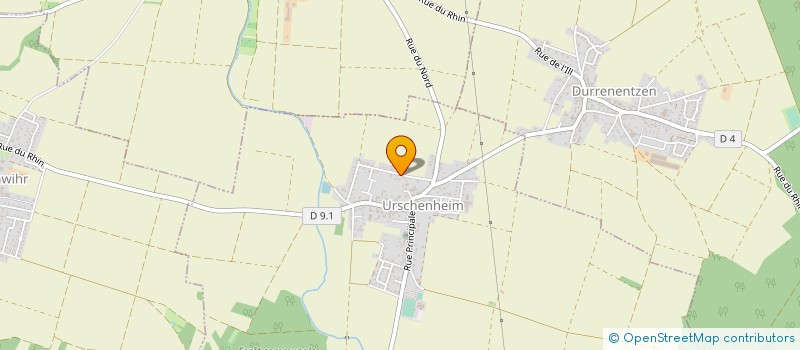 localisation de l'entreprise MONSIEUR PASCAL LACOMBE  URSCHENHEIM