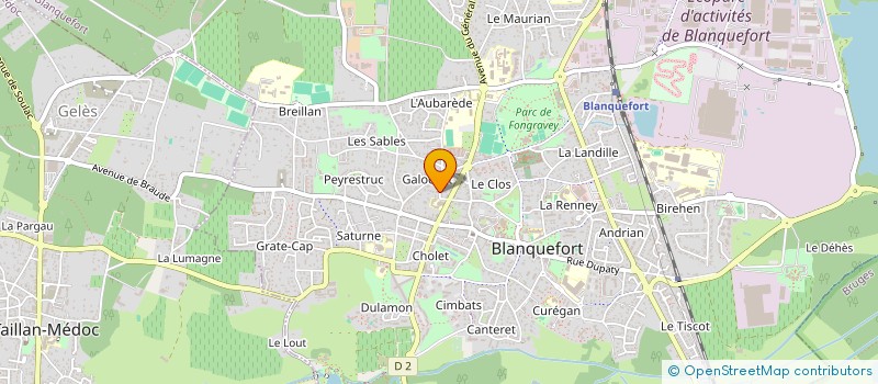 localisation de l'entreprise MONSIEUR PASCAL LACOUR à BLANQUEFORT