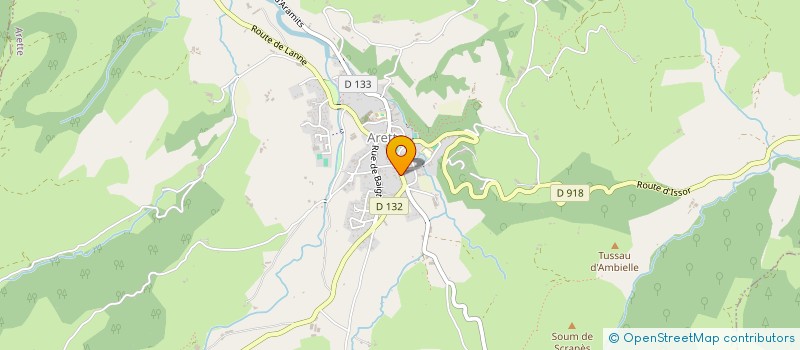 localisation de l'entreprise MONSIEUR PASCAL LACROIX  ARETTE