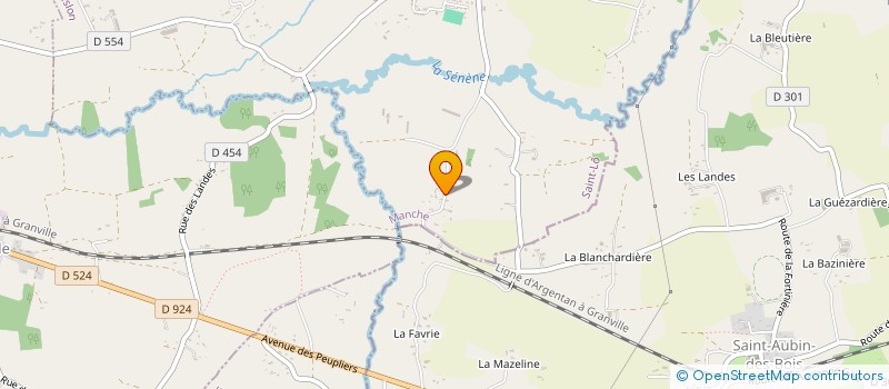 localisation de l'entreprise MONSIEUR PASCAL LADROUE à BESLON