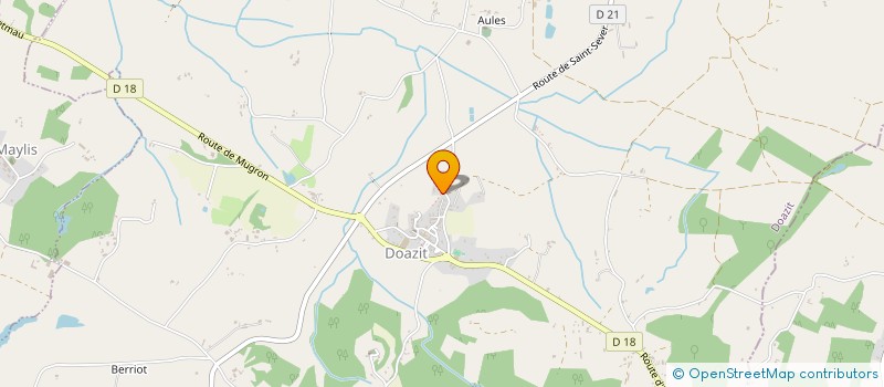 localisation de l'entreprise MONSIEUR PASCAL LAFARGUE  DOAZIT