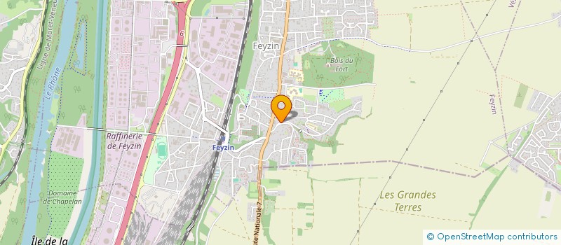 localisation de l'entreprise MONSIEUR PASCAL LAFFONT  FEYZIN