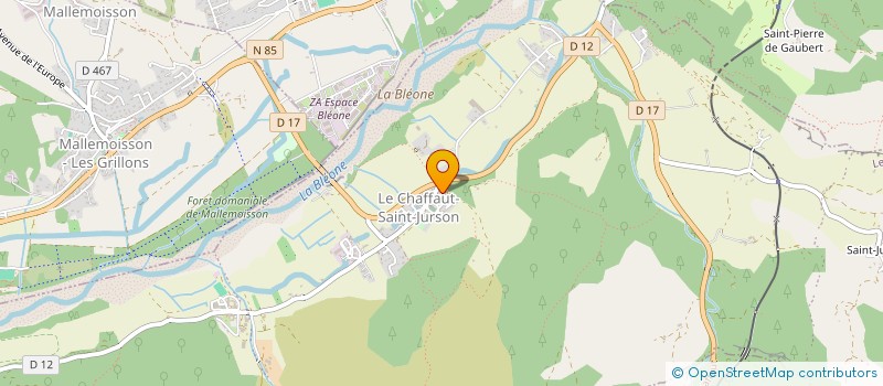 localisation de l'entreprise MONSIEUR PASCAL LAFOND  LE CHAFFAUT-SAINT-JURSON