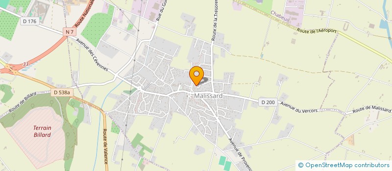 localisation de l'entreprise MONSIEUR PASCAL LAGIER  MALISSARD