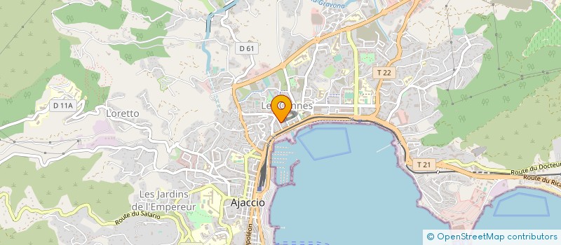 localisation de l'entreprise MONSIEUR PASCAL LAGROUX à AJACCIO