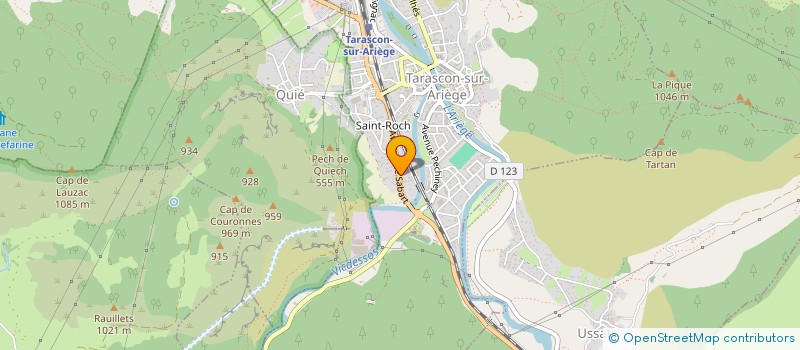 localisation de l'entreprise MONSIEUR PASCAL LAHOUSSE à TARASCON-SUR-ARIEGE