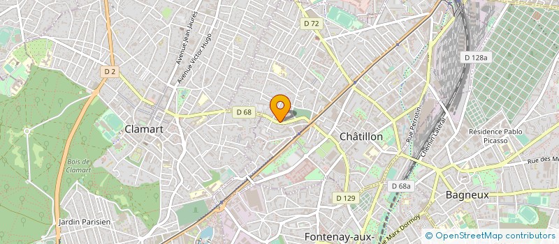 localisation de l'entreprise MONSIEUR PASCAL LAIGLE à CHATILLON