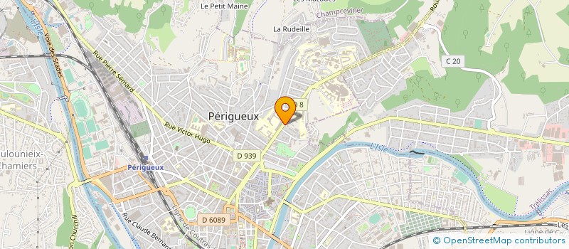 localisation de l'entreprise MONSIEUR PASCAL LAILLOU à PERIGUEUX