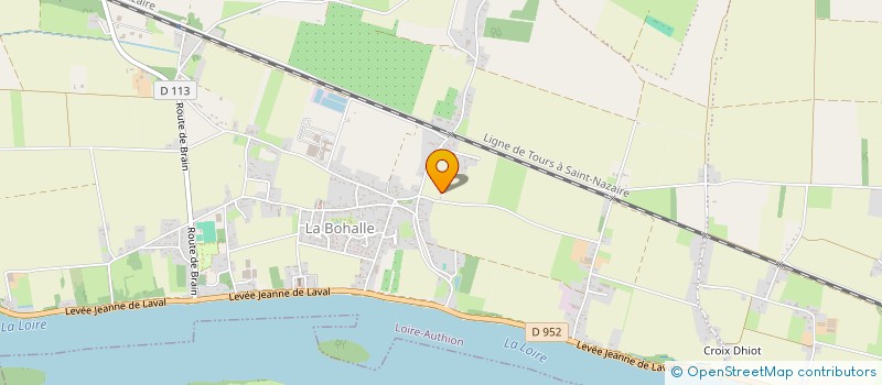 localisation de l'entreprise MONSIEUR PASCAL LAIZE  LOIRE-AUTHION