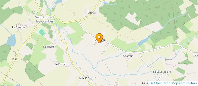 localisation de l'entreprise MONSIEUR PASCAL LAJARIGE à SAINT-JUNIEN-LES-COMBES