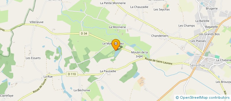 localisation de l'entreprise MONSIEUR PASCAL LAJOIE à SEREILHAC