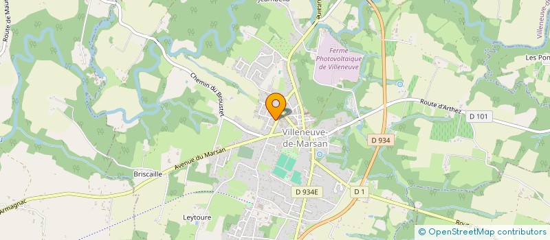 localisation de l'entreprise MONSIEUR PASCAL LALAGUE  VILLENEUVE-DE-MARSAN