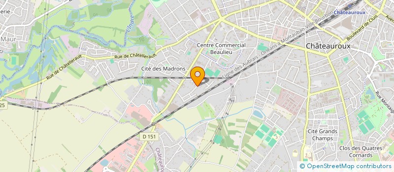 localisation de l'entreprise MONSIEUR PASCAL LALEUF à CHATEAUROUX