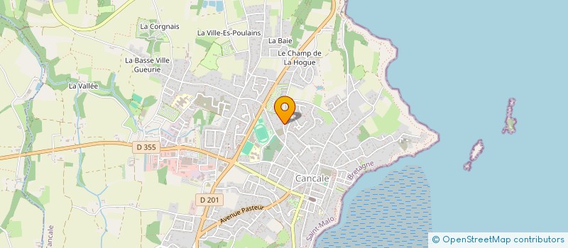 localisation de l'entreprise MONSIEUR PASCAL LALLEMANT  CANCALE