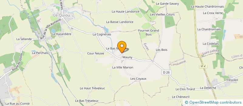 localisation de l'entreprise MONSIEUR PASCAL LALLEMENT à LE QUIOU