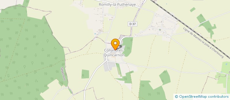 localisation de l'entreprise MONSIEUR PASCAL LAMACHE  COLLANDRES-QUINCARNON
