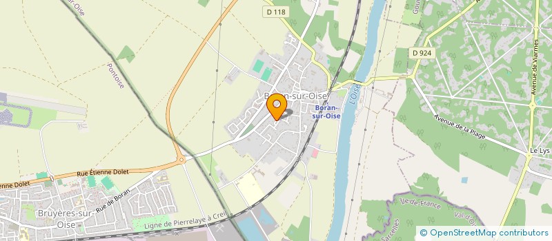 localisation de l'entreprise MONSIEUR PASCAL LAMARQUE LALANNE  BORAN-SUR-OISE