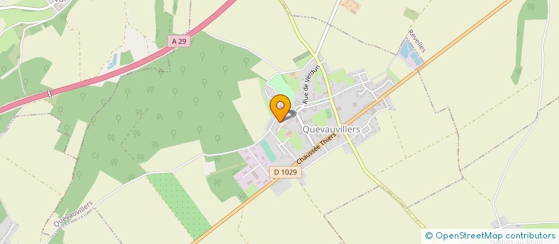 localisation de l'entreprise MONSIEUR PASCAL LAMARRE  QUEVAUVILLERS