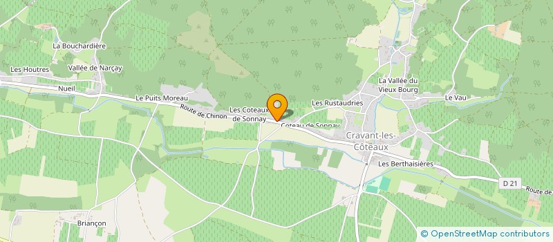 localisation de l'entreprise MONSIEUR PASCAL LAMBERT à CRAVANT LES COTEAUX