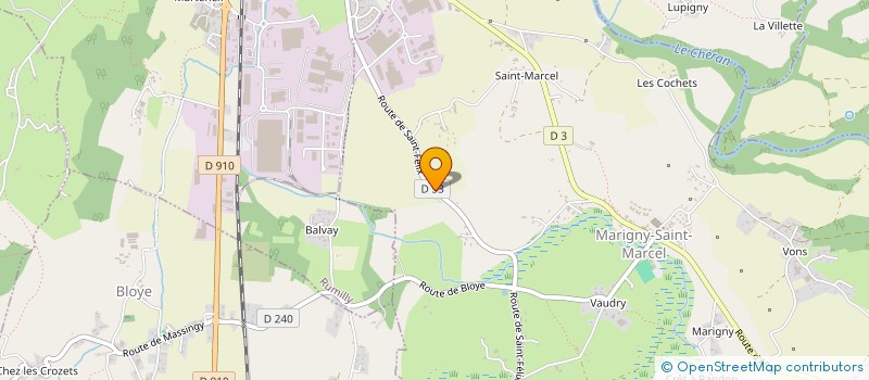 localisation de l'entreprise MONSIEUR PASCAL LAMBERT  MARIGNY-SAINT-MARCEL