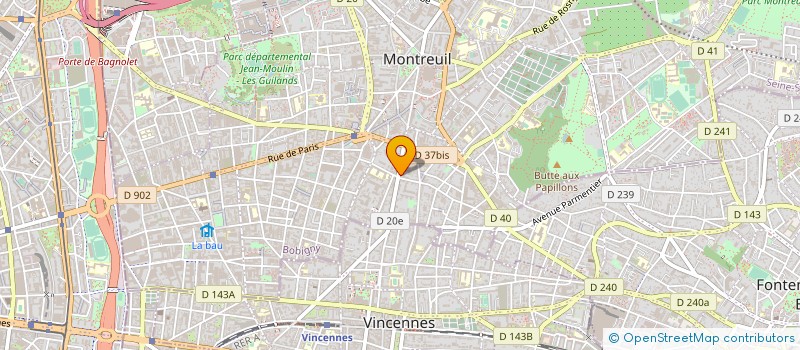 localisation de l'entreprise MONSIEUR PASCAL LAMBERT à MONTREUIL