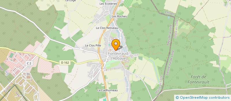 localisation de l'entreprise MONSIEUR PASCAL LAMBERT  FONTEVRAUD-L'ABBAYE