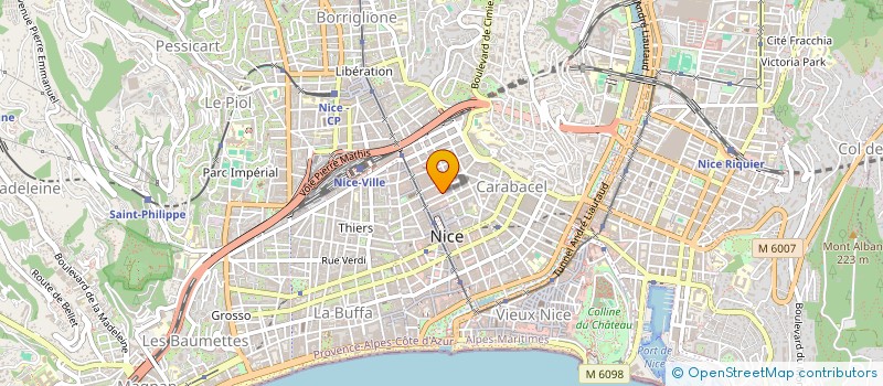 localisation de l'entreprise MONSIEUR PASCAL LAMBERT LAURENT  NICE