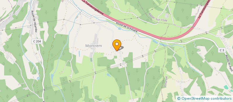 localisation de l'entreprise MONSIEUR PASCAL LAMY  MONTREM