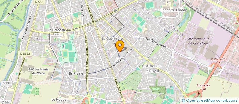localisation de l'entreprise MONSIEUR PASCAL LAMY à CAEN