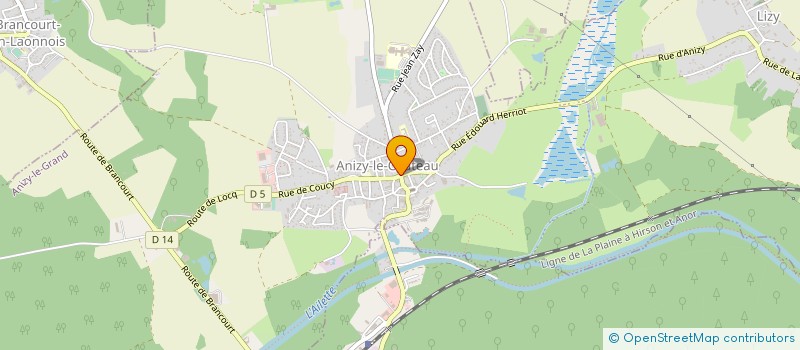 localisation de l'entreprise MONSIEUR PASCAL LANCEL à ANIZY-LE-GRAND