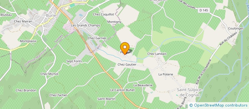 localisation de l'entreprise MONSIEUR PASCAL LANCON  VAL-DE-COGNAC