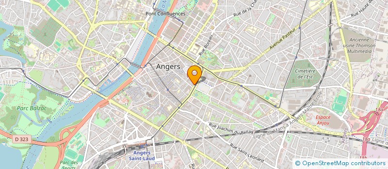 localisation de l'entreprise MONSIEUR PASCAL LANDAIS à ANGERS