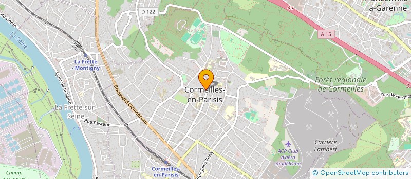 localisation de l'entreprise MONSIEUR PASCAL LANDECKER à CORMEILLES-EN-PARISIS