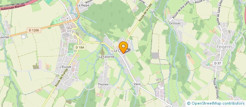 localisation de l'entreprise MONSIEUR PASCAL LANDRAGIN  VIRY